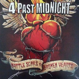 4 Past Midnight - Battle Scars & Broken Hearts  CD