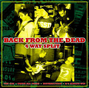 V/A - Back from The Dead - 4way split  CD