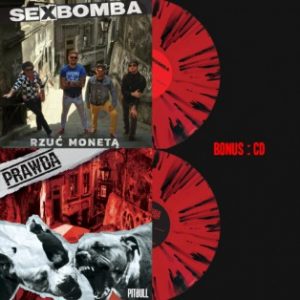 SEX BOMBA / PRAWDA - split  LP/CD