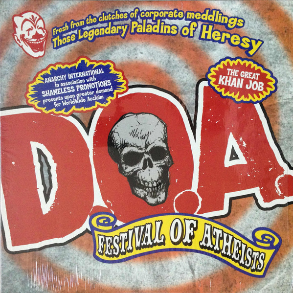D.O.A. - Festival Of Atheists CD
