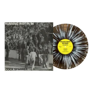 Cock Sparrer - Running Riot In 84 - Black Ice w/ White Splatter - Vinyl LP