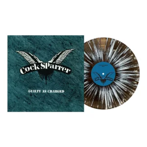 Cock Sparrer - Guilty As Charged - Black Ice w/ White Splatter - Vinyl LP