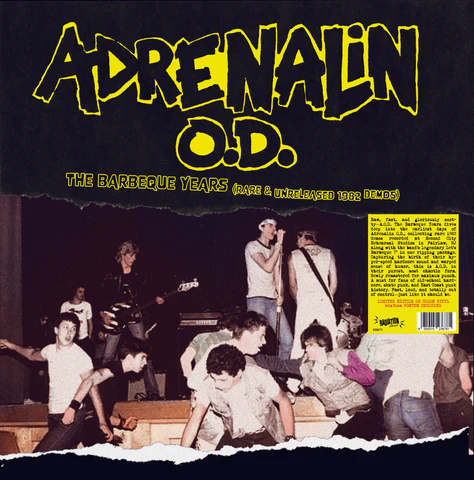 ADRENALIN O.D. - THE BARBEQUE YEARS (RARE & UNRELEASED 1982 DEMOS) LP (color)