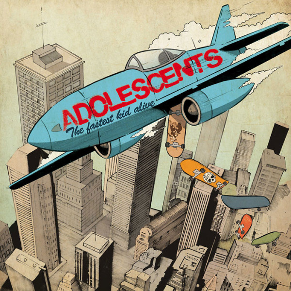 ADOLESCENTS - The Fastest Kid Alive LP (color)