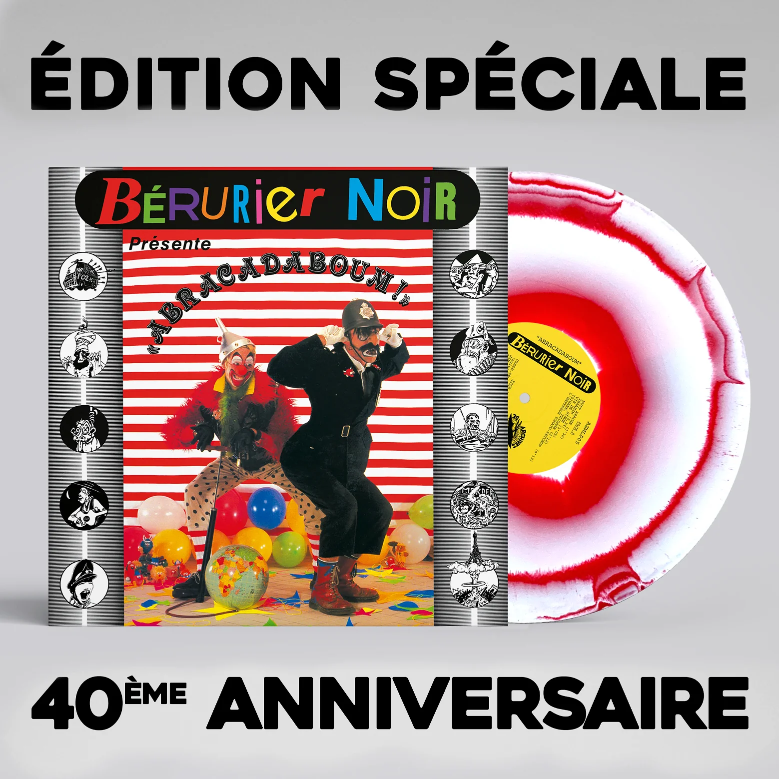 BERURIER NOIR – Abracadaboum LP (color vinyl)