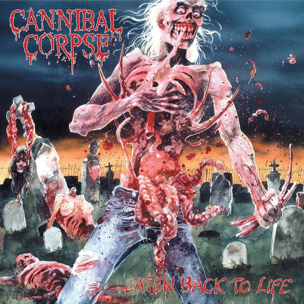 CANNIBAL CORPSE - EATEN BACK TO LIFE LP (white)