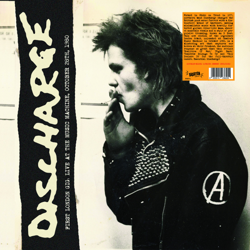 DISCHARGE - First London Gig, Live At The Music Machine 1980 LP