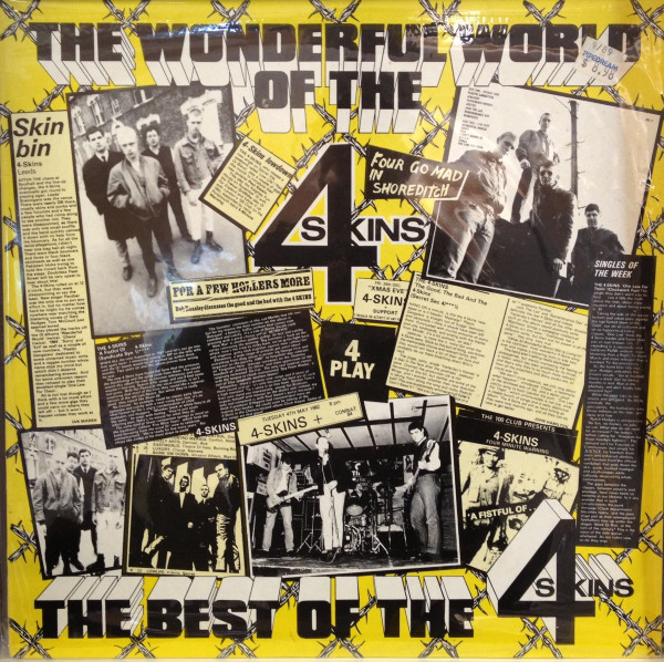 The 4 Skins – The Wonderful World Of The 4 Skins LP - pasazer : pasazer